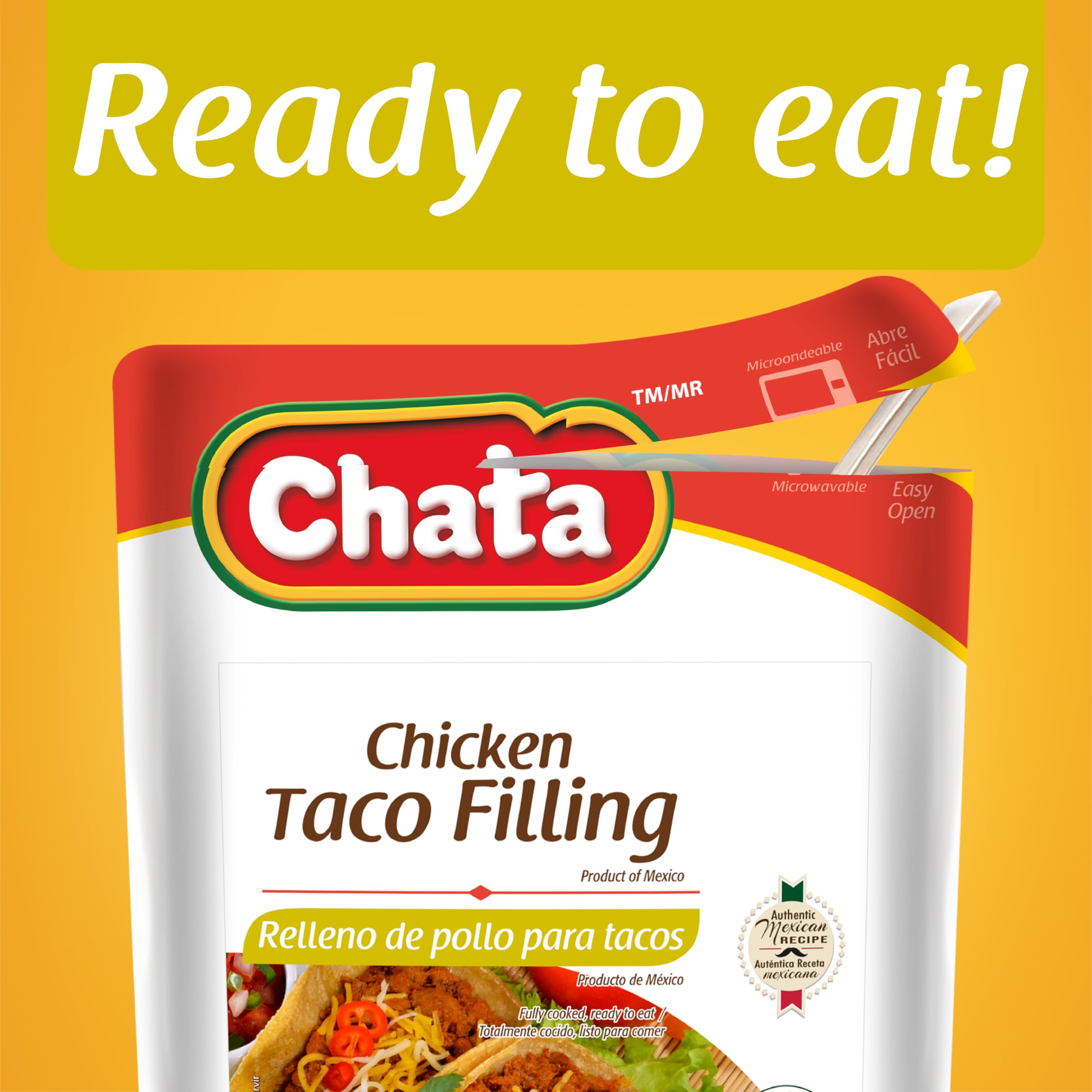 Chata Chicken Taco Filling Pouch 7 OZ