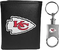 Vista 28 de Siskiyou Sports NFL unisex Tri-fold Wallet & Valet Key Chain