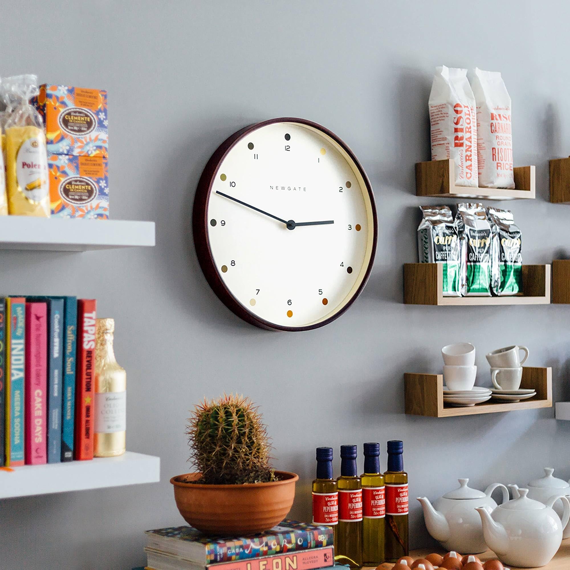 Amazon.com: NEWGATE® Mr Clarke Wall Clock | Large Scandi Inspired