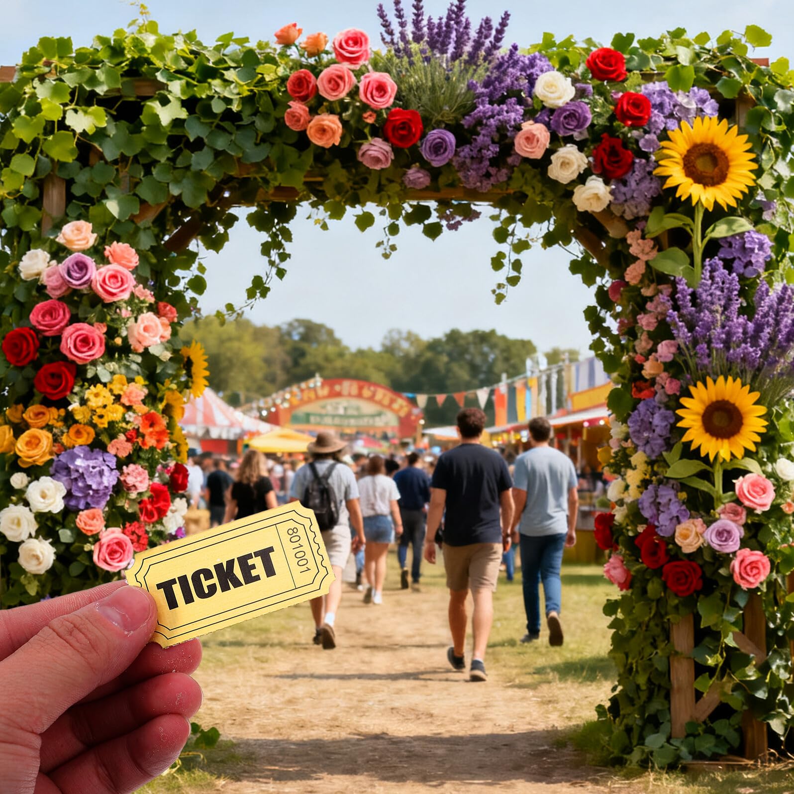 Goldene Tombola Lose Stück aus Papier für Auktion und Geburtstag