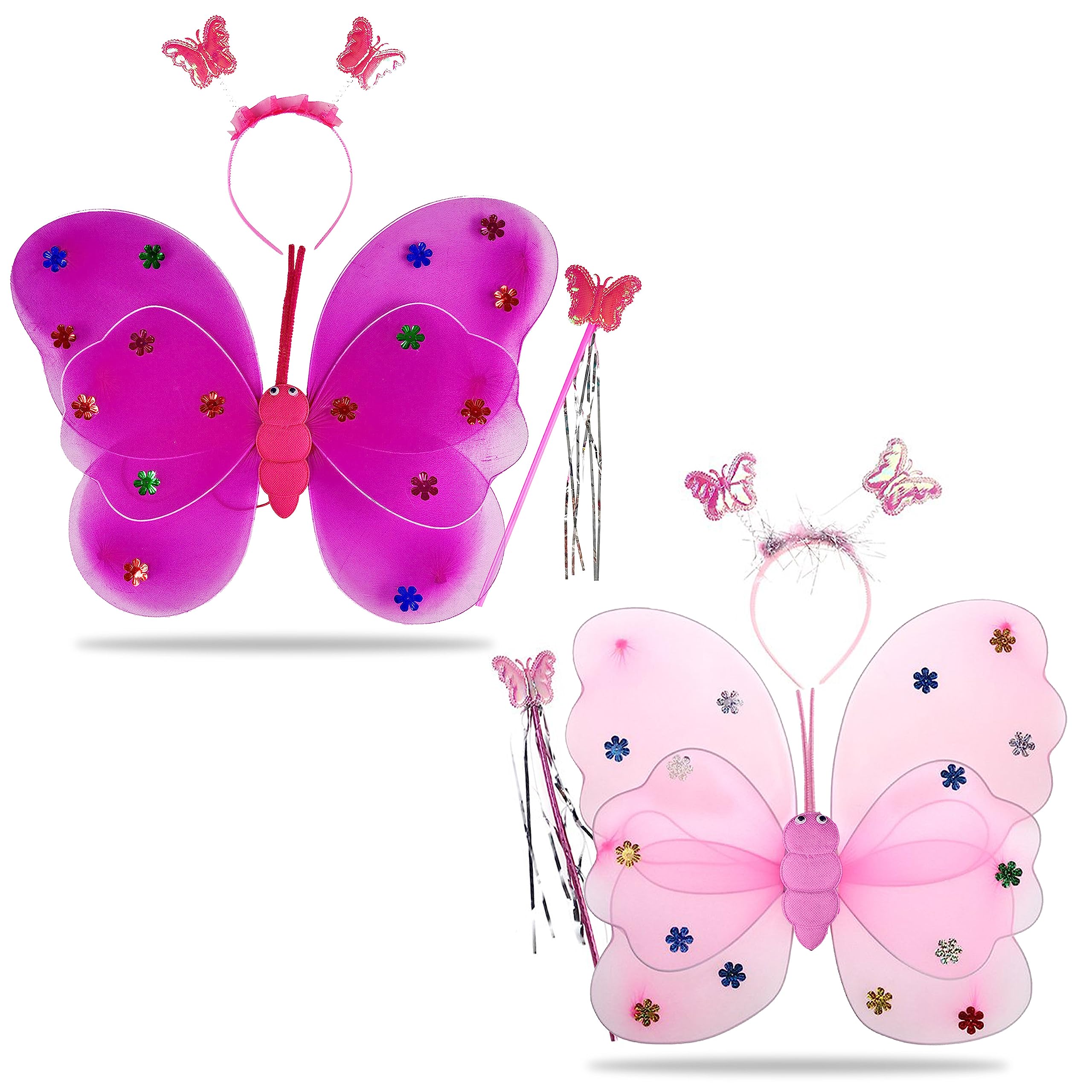 See full amazon price history chart for Kraptick KRPATICK Butterfly Wing Fairy Set(Wings, Head Band, and Wand) for Baby Girl Angel Birthday Party for Birthday Girl/Birthday Princess Double Layer (Combo Of- Purple & Pink) Kraptick KRPATICK Butterfly Wing Fairy Set(Wings, Head Band, and Wand) for Baby Girl Angel Birthday Party for Birthday Girl/Birthday Princess Double Layer (Combo Of- Purple & Pink) (B0C1JSHMKB) Amazon Price History, Amazon Price Tracker