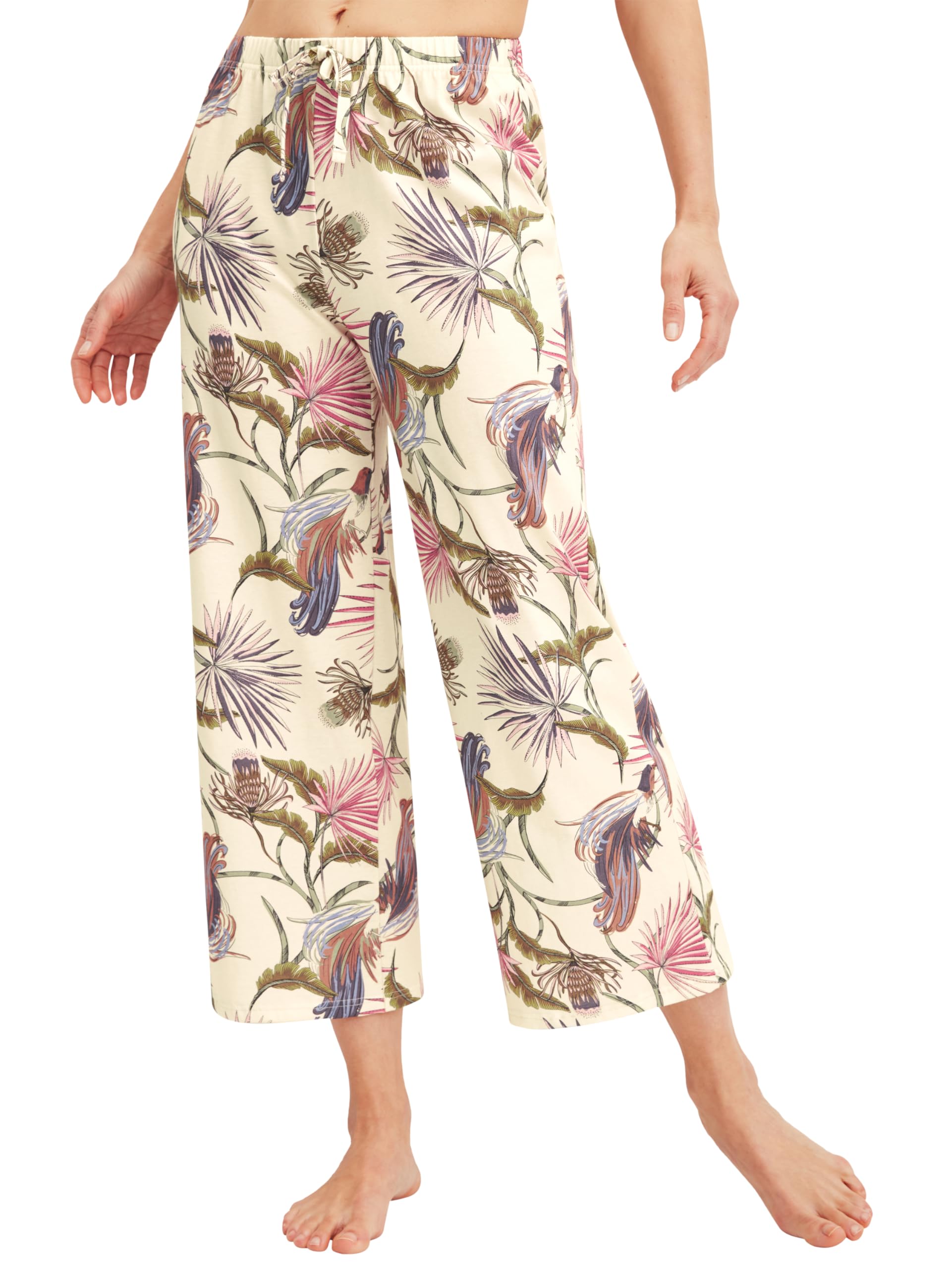 CALIDA Favourites 7/8-Pyjamahose Damen | Schlafanzughose aus Baumwolle, leicht, atmungsaktiv, elastischer Bund, pflegeleicht