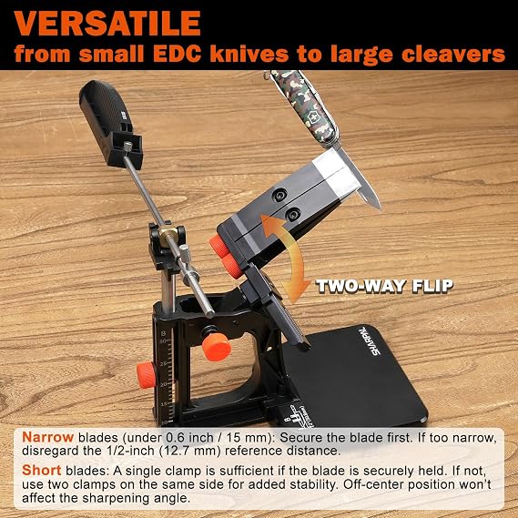 SHARPAL 202H Fixed Angle Knife Sharpener, Adjustable 10°–35° Angle