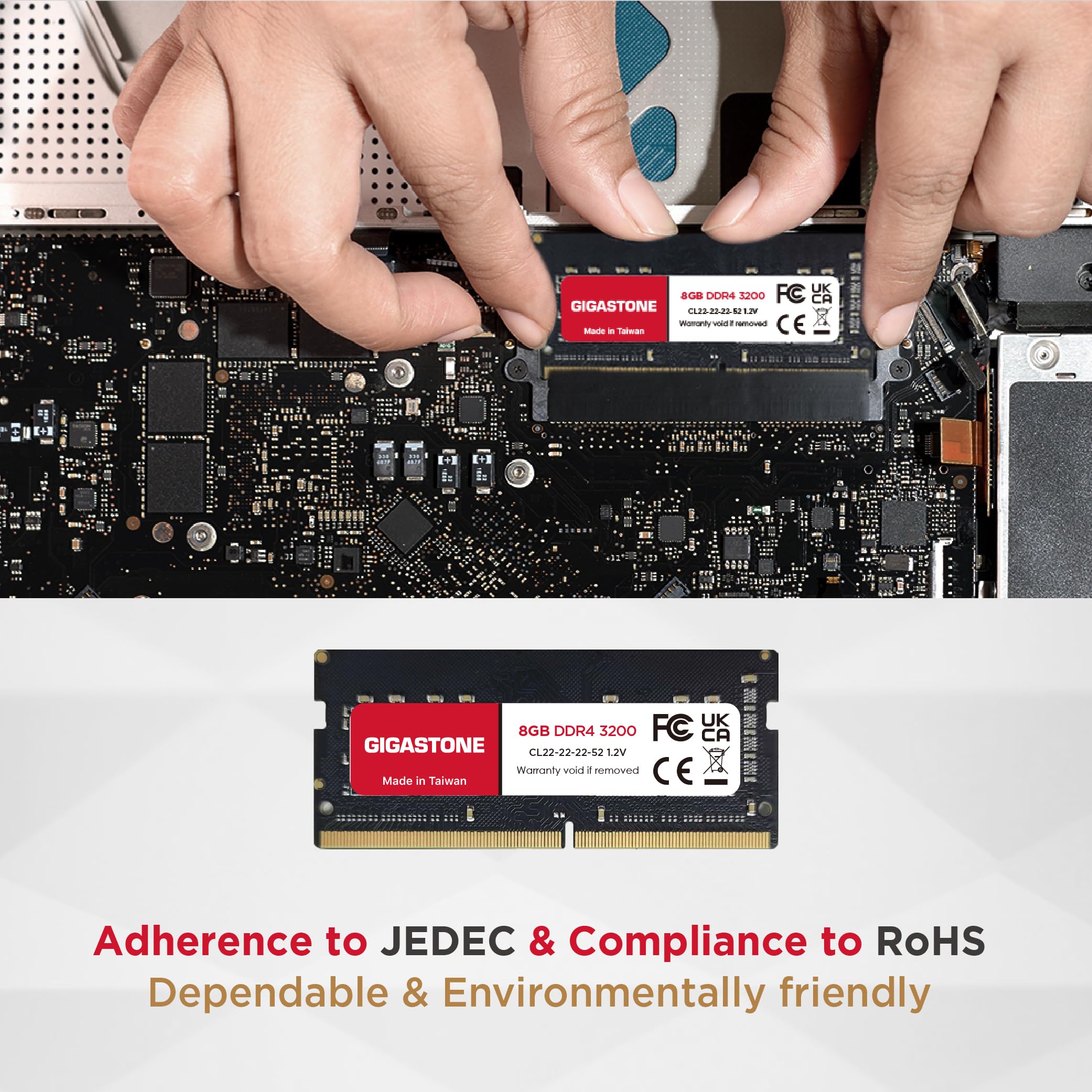 Amazon.co.jp: 【メモリ ノートパソコン専用 DDR4】GIGASTONE 8GBx4枚