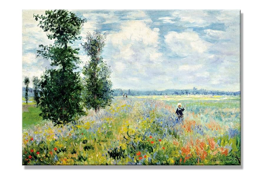 絵画 インテリア　絵　 額付 (黒) 油絵　F4-080311　風景（畑と木） 絵画 インテリア 絵 額付 (黒) 油絵 F4-080311 風景（畑と木）