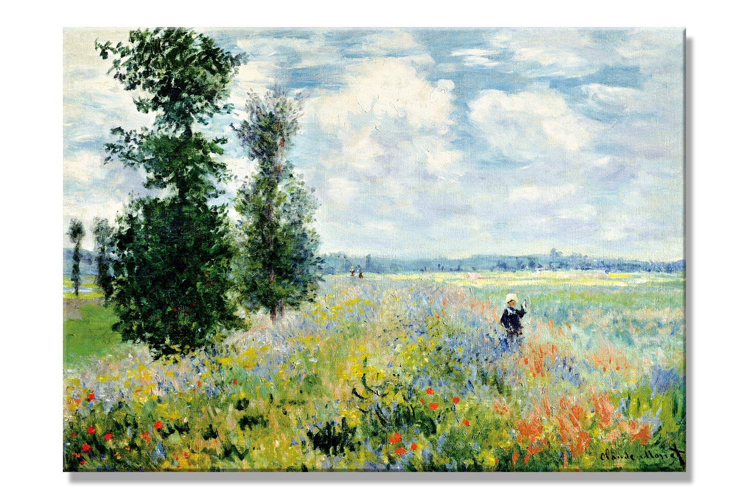 Amazon.co.jp: クロード・モネ 『ポピー畑』 油絵風景画