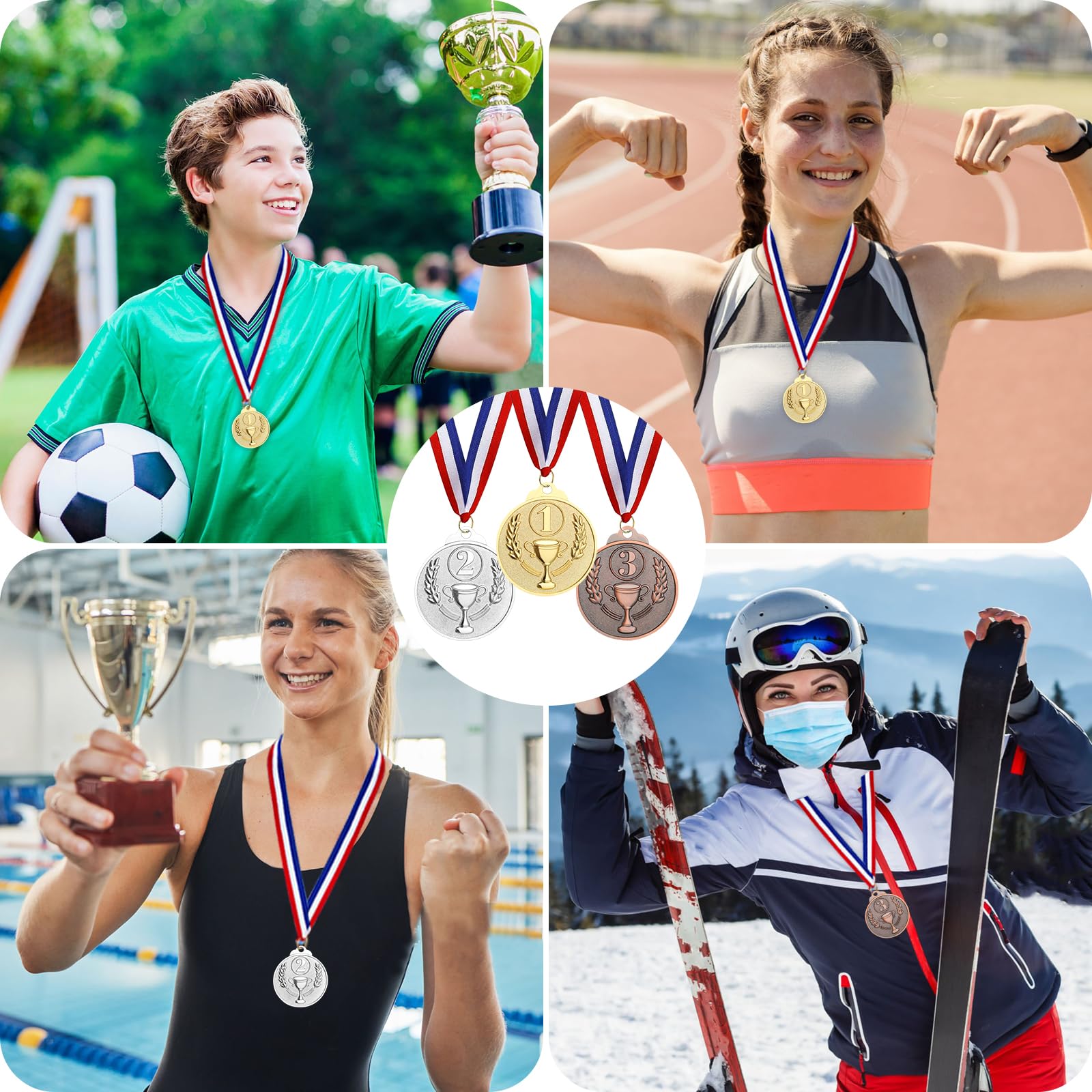 純銀製　誕生日メダル　3個 楽天市場】1個～/12個セット 金メダル 銀メダル 銅メダル スポーツ大会