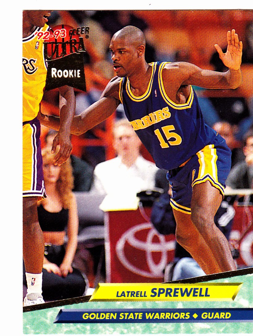 Amazon.com: 1992-93 FLEER ULTRA LATRELL SPREWELL RC ROOKIE CARD
