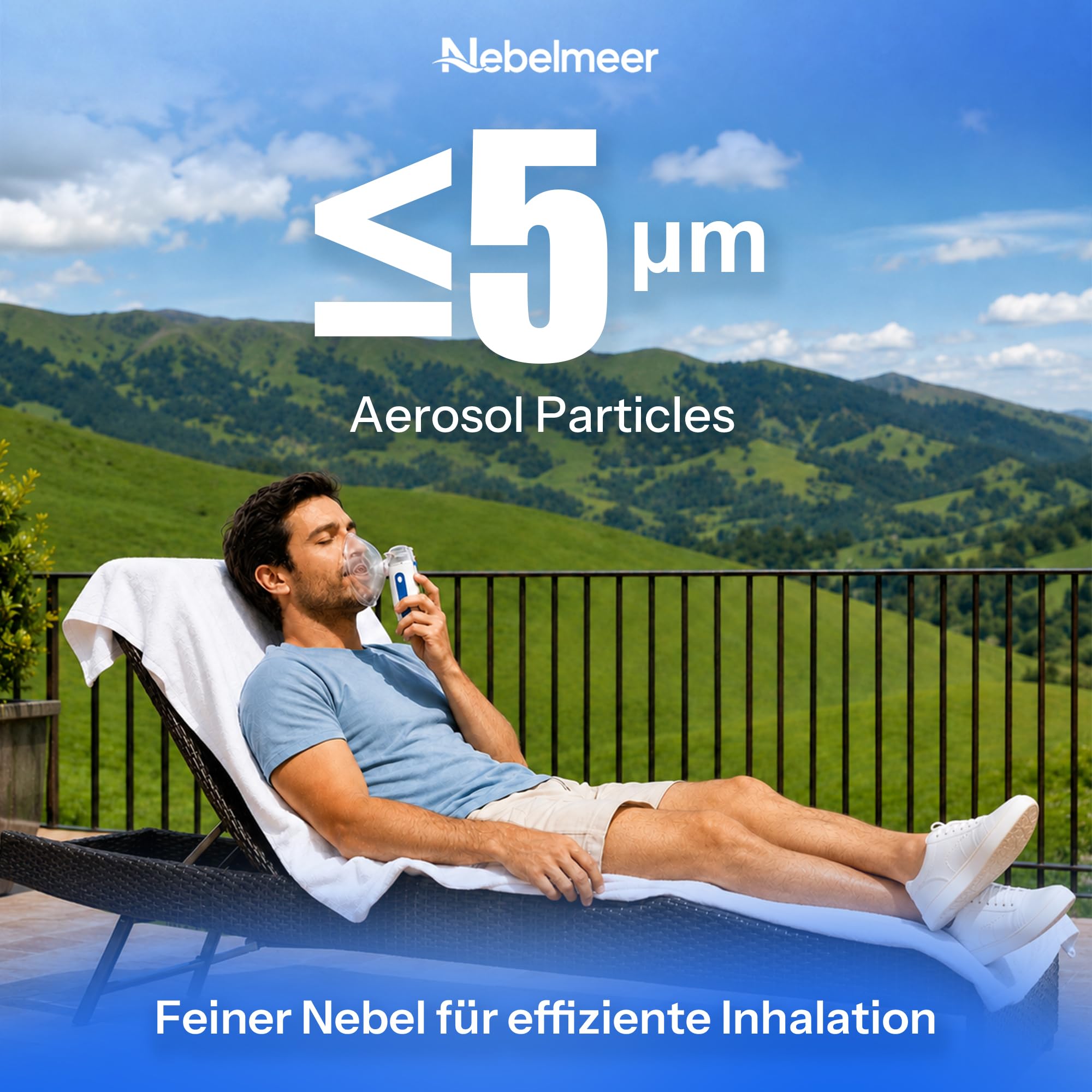 Inhalationsgerät für Erwachsene, Kinder & Babys, Inhalator Auto & Manuell