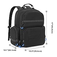 Vista 6 de PGmoon Console Backpack Compatible with Playstation 5 & PS5 Slim, Travel Carrying Case Bag with Protective Liner Fits 15.6" Laptop, Headset