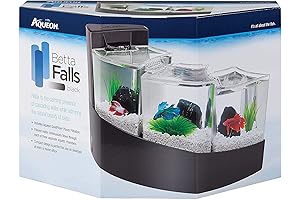 Aqueon Betta Falls 3-Section Aquarium Kit: The Ideal Home for Your Colorful Friend
