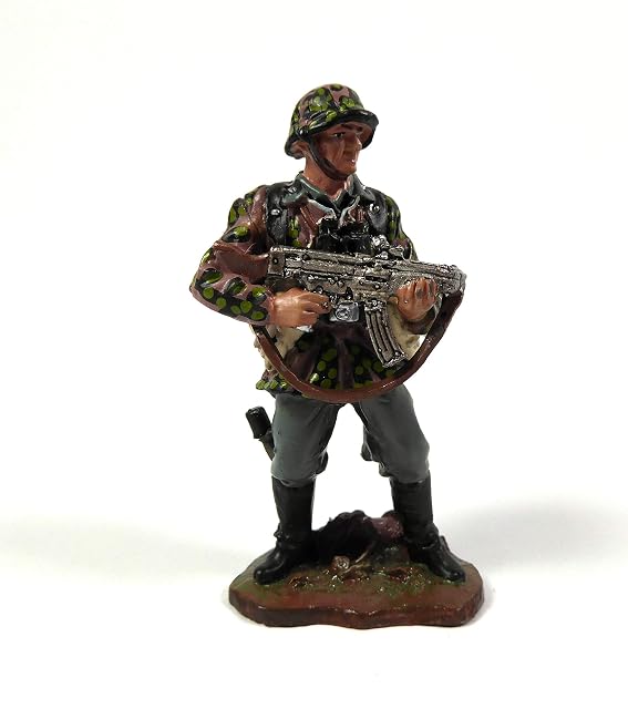 Foto 2 de 7 de OPO 10 Lote de 2 Figuras de Soldados de Guerra alemanes 1/32 60mm WW2 del Prado - LS31