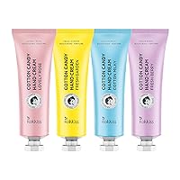 Vista 1 de ROKKISS Juego de crema de manos de algodón de azúcar (1.8 oz x 4ea) - para manos secas y agrietadas, crema de manos súper hidratante para toda