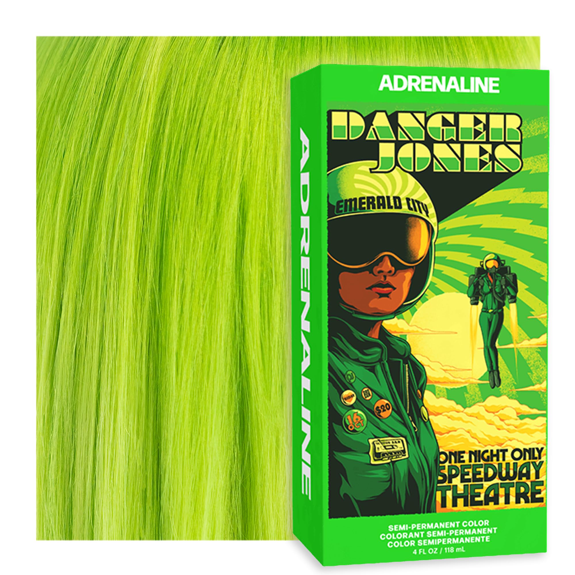 Amazon.com : Danger Jones Semi-Permanent Hair Color (Adrenaline