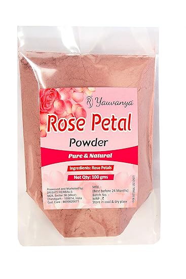 Yauvanya Pure Rose Petal Powder - 100gms
