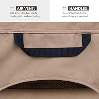 Vista 4 de ULTCOVER Funda impermeable para sofá de 3 plazas, 88 pulgadas de ancho x 35 pulgadas de profundidad x 35 pulgadas de alto, para exteriores