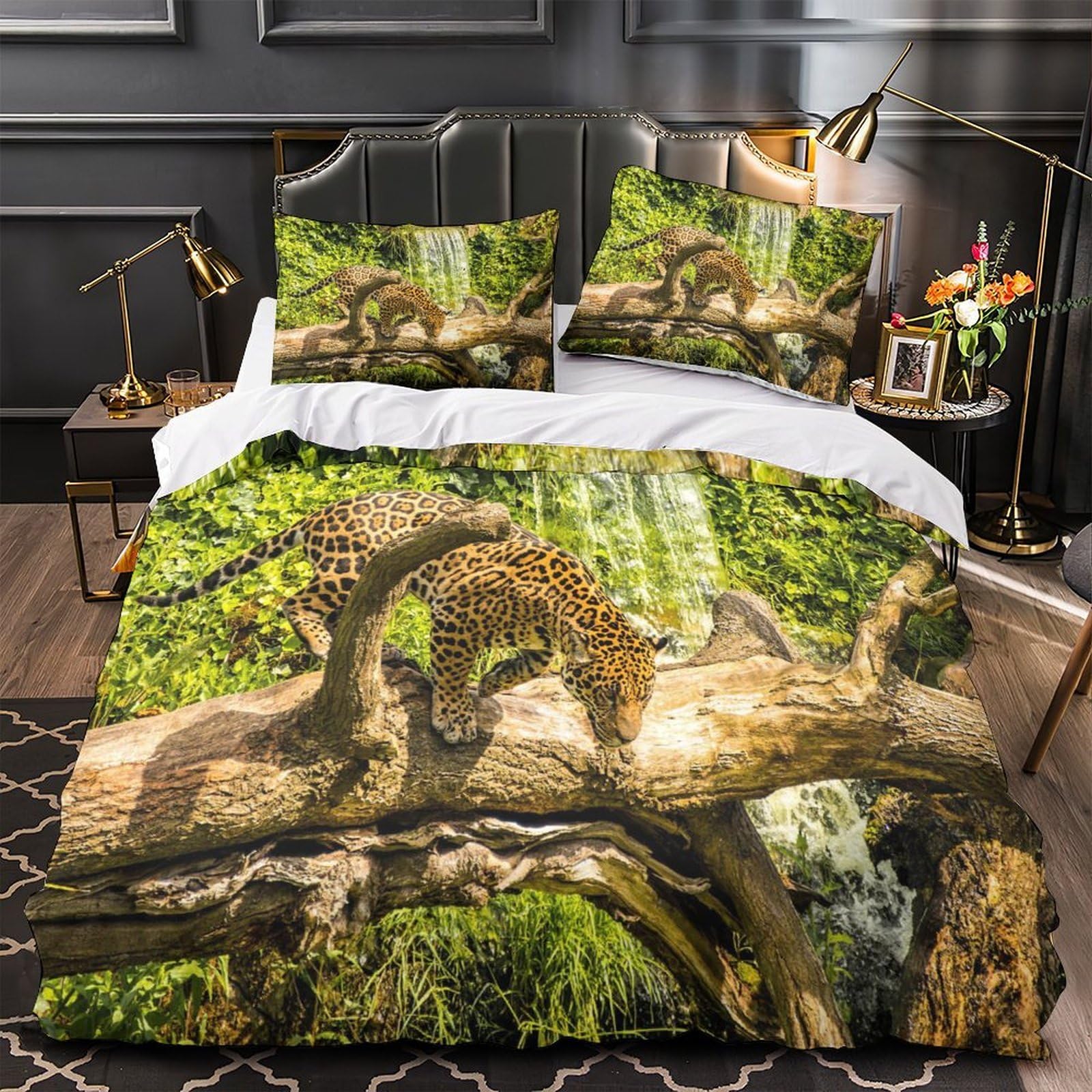 Housse de couette microfibre hypoallergénique avec fermeture éclair 200x200