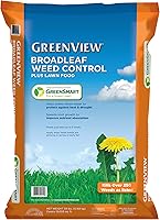 GreenView Weed & Feed Lawn Fertilizer Killer - 39 lb Bag Covers 15,000 sq ft, Kills 250+ Weeds, Feeds 8 Weeks