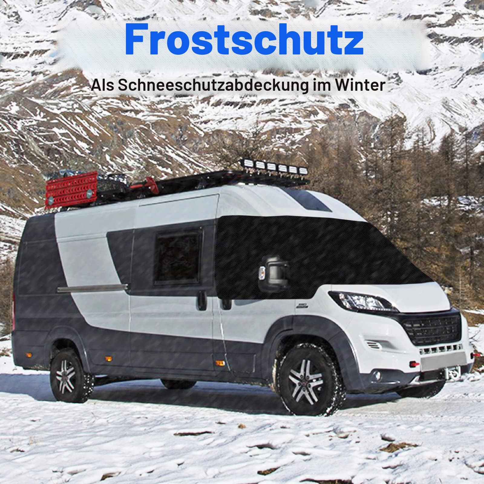 Frontscheibenabdeckung für FIAT Ducato Wohnmobil Sonnenschutz Abdeckung