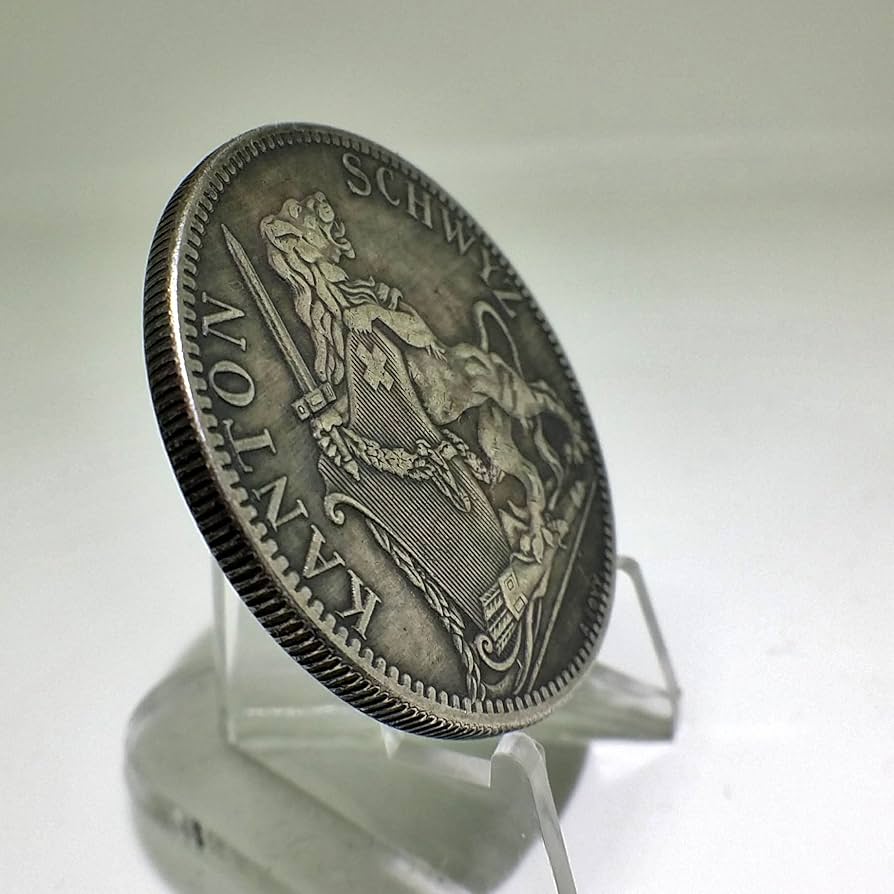 Amazon | スイス 射撃祭記念 シュヴィーツ 5フラン銀貨 1867年