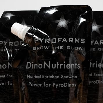 DinoNutrient 3 Pack - Filtered Pacific Ocean Seawater with Nutrients for Bioluminescent Plankton