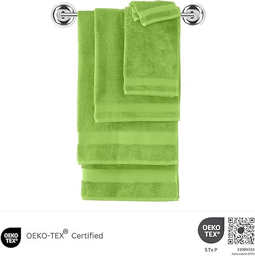 Miniatura 4 de Classic Turkish Towels CTT - Juego de 12 paños de primera calidad, 100% algodón turco, altamente absorbentes y de secado rápido, toallas faciales