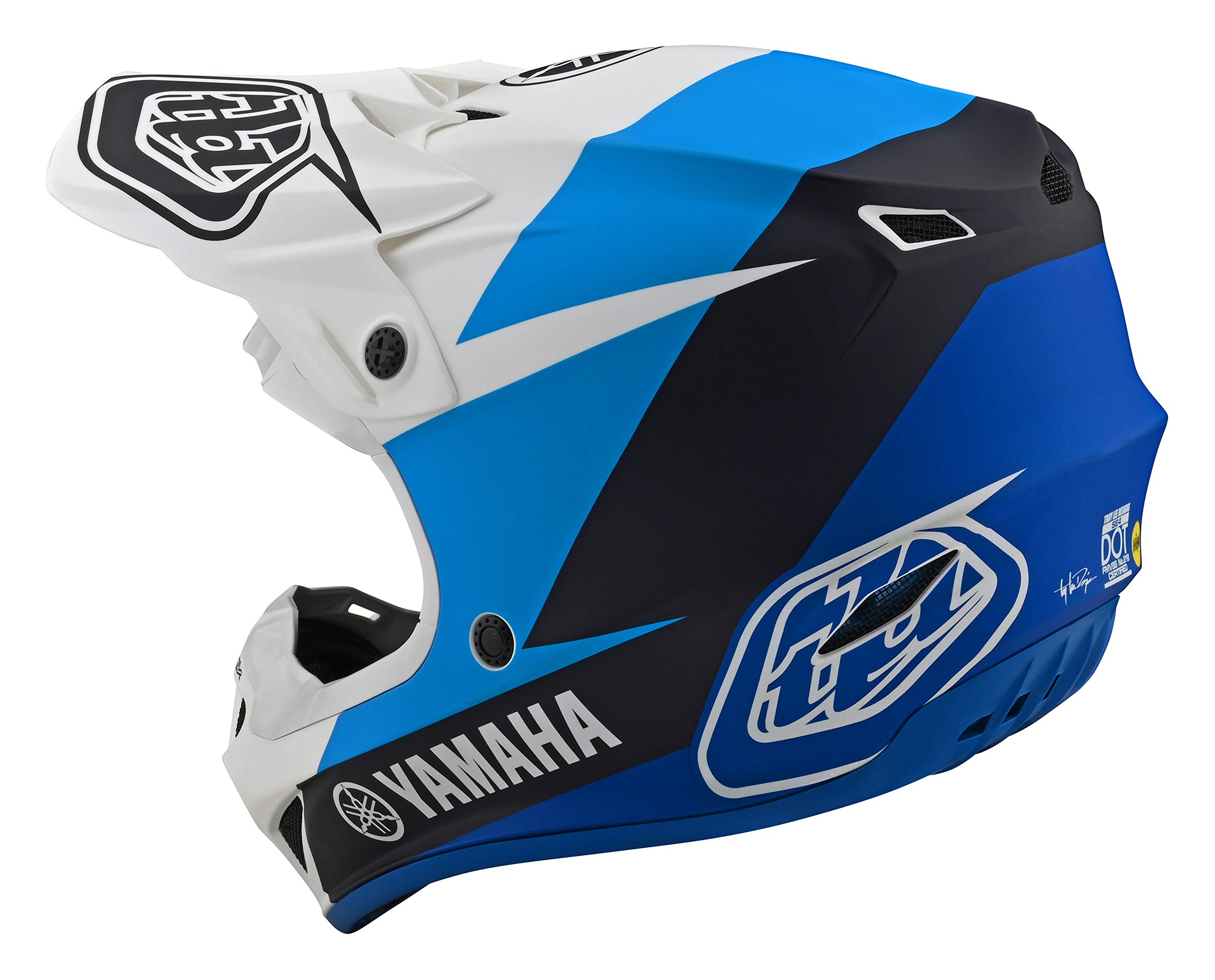 Amazon.com: Troy Lee Designs Casco de poliacrilita SE4 Yamaha L4