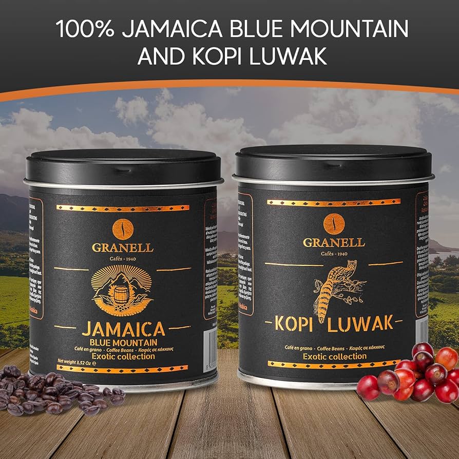Amazon.com : Cafés Granell – Kopi Luwak + Blue Mountain