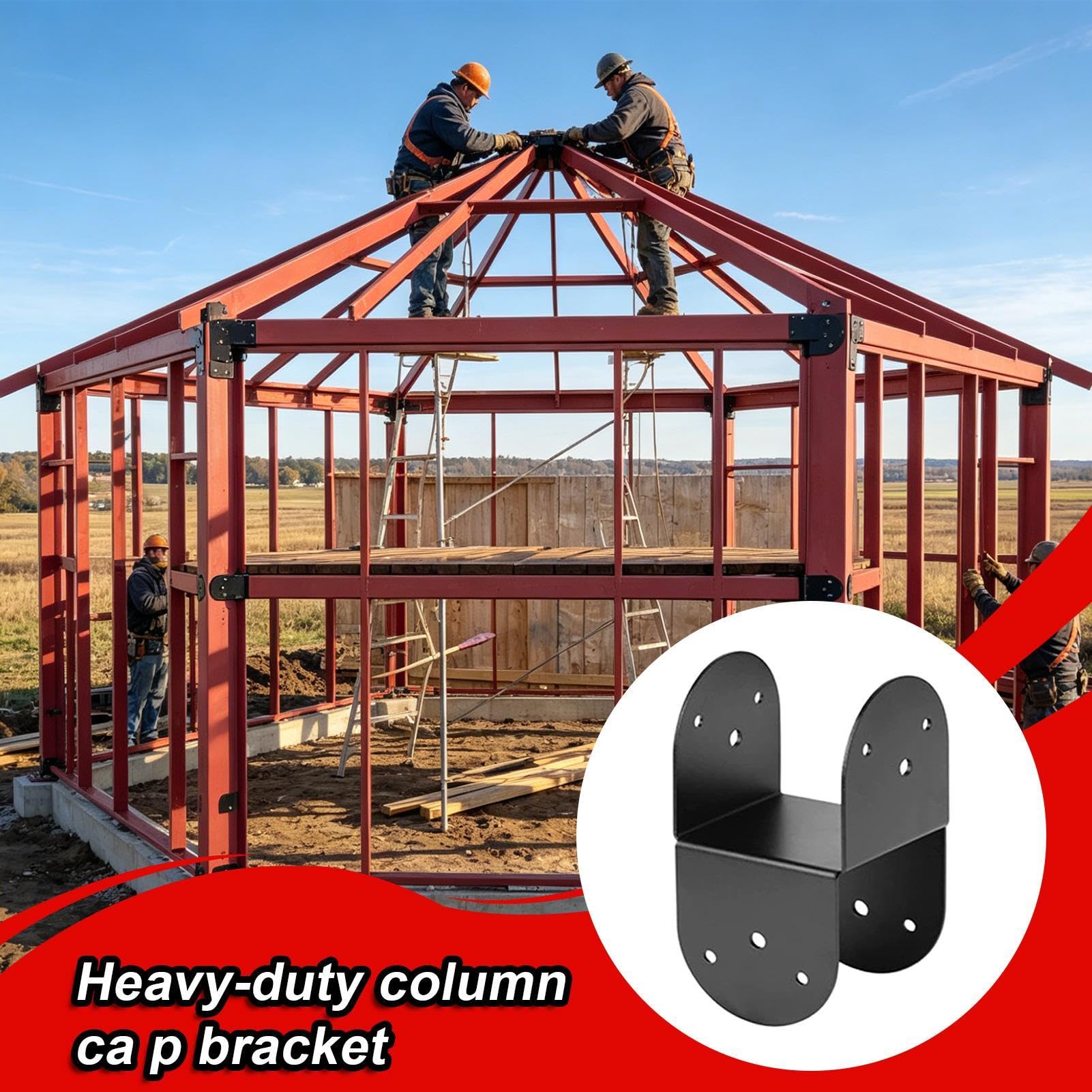 Di Collegamento Per Montante 4 Pezzi Supporto Metallico Robusto per | Staffe di collegamento per travi da pergola Per Pali In Legno 10x10 Cm Per Esterni Patio Pergola Casetta Di