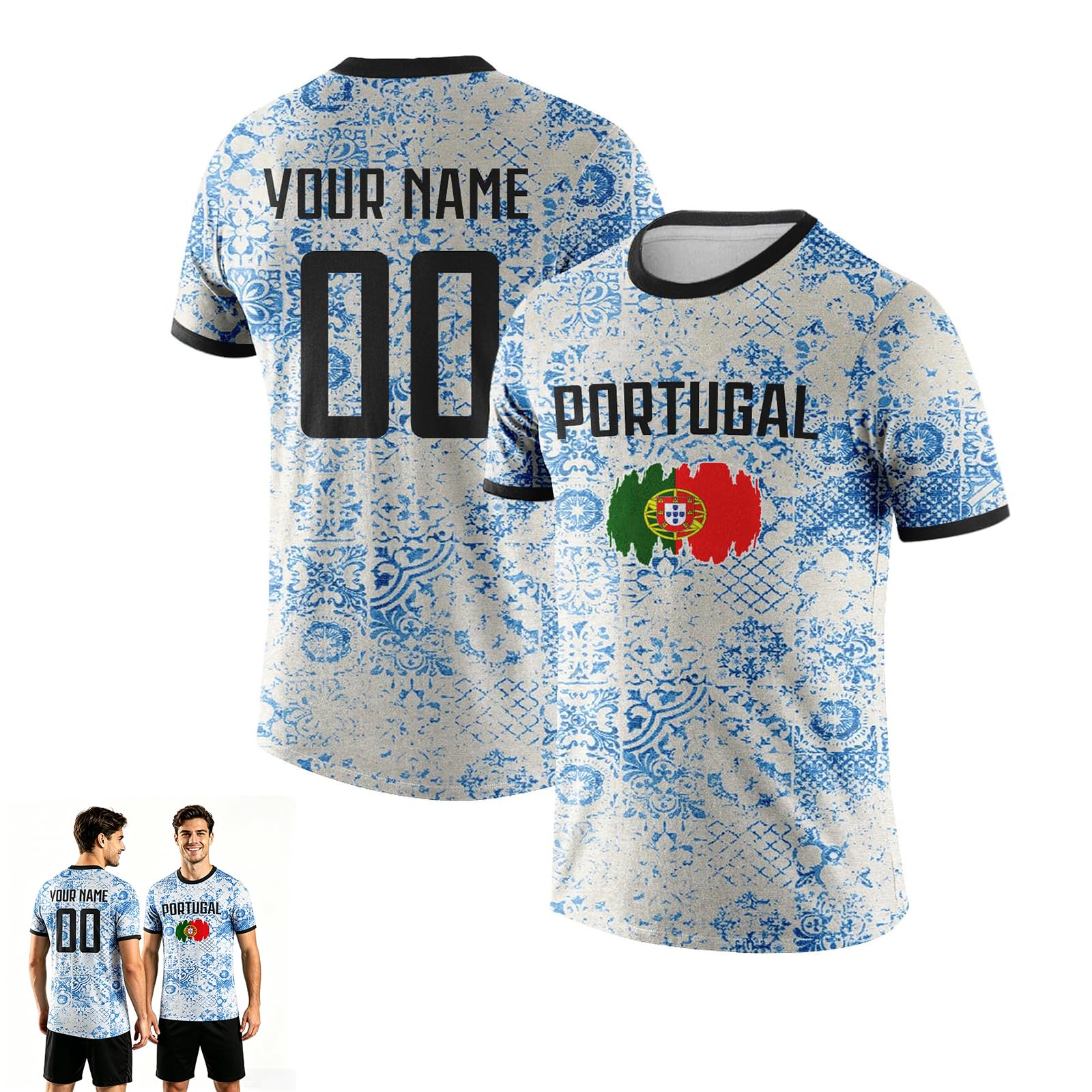 Genérico Camisetas de fútbol Personalizada para el Mundial 2026, Nombre número Camiseta fútbol Personalizada para Hombre Mujer niños