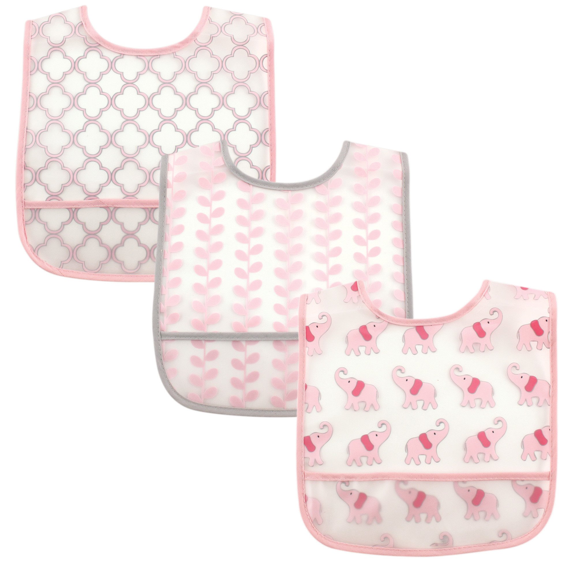 Luvable Friends Unisex BabyWaterproof PEVA Bibs