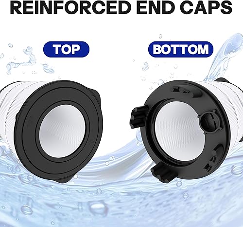 Miniatura 4 de Filtro de piscina compatible con System 3 S7M120 (exterior e interior), 25021-0200S, 25022-0201S, 1 juego