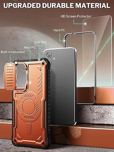 Miniatura 3 de ExoGuard Funda para Samsung Galaxy S24 Plus con protector de pantalla, funda protectora de goma de cuerpo completo con cubierta de cámara y función