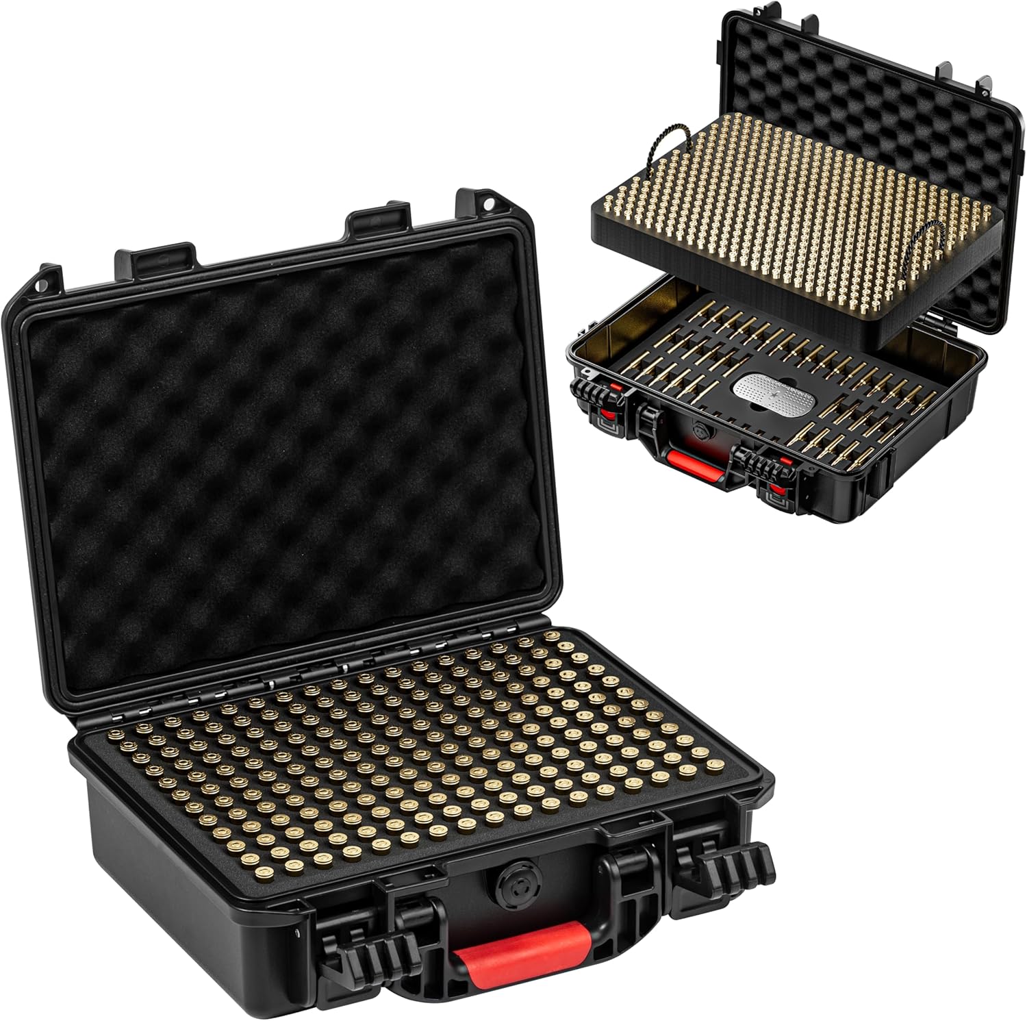 200 Round 5.56 ammo Locking Storage Box and 500-600 Round 5.56 Ammo Case with Desiccant