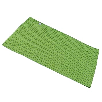 Yoga Mat Towel, Exercise Mat Towel Professional Seamless Manufacturing Technology Micro Fiber Material for Mountain Yoga for Outdoor Yoga(Green)