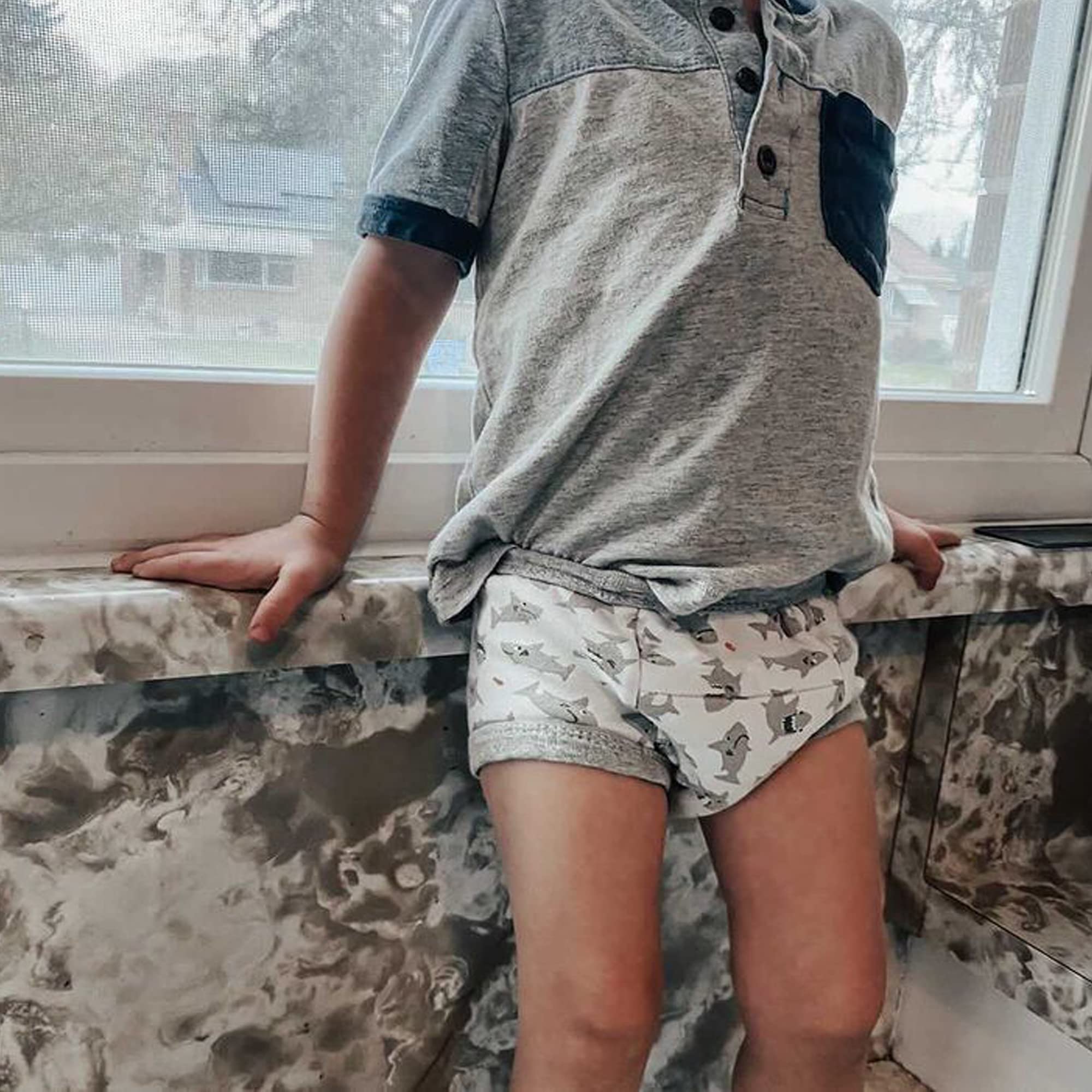 BIG ELEPHANT Toddler Nocnik Bielizna treningowa - Baby Boys Bawełniane spodnie treningowe do toalety 10 szt