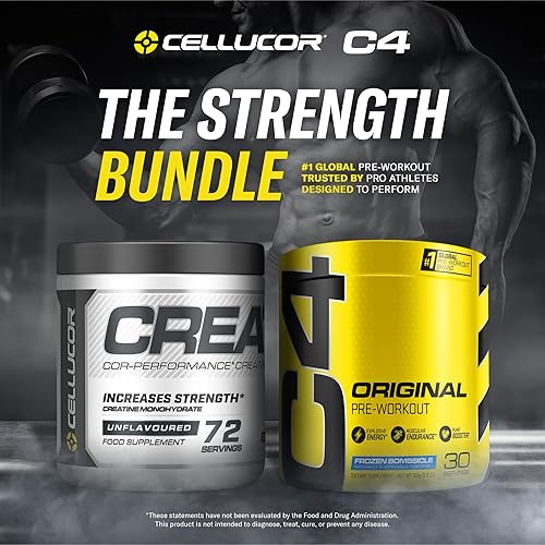 Miniatura 23 de Cellucor Original C4 - Paquete de creatina y preentrenamiento, sandía, 30 porciones + polvo de creatina Cor Performance, 72 porciones