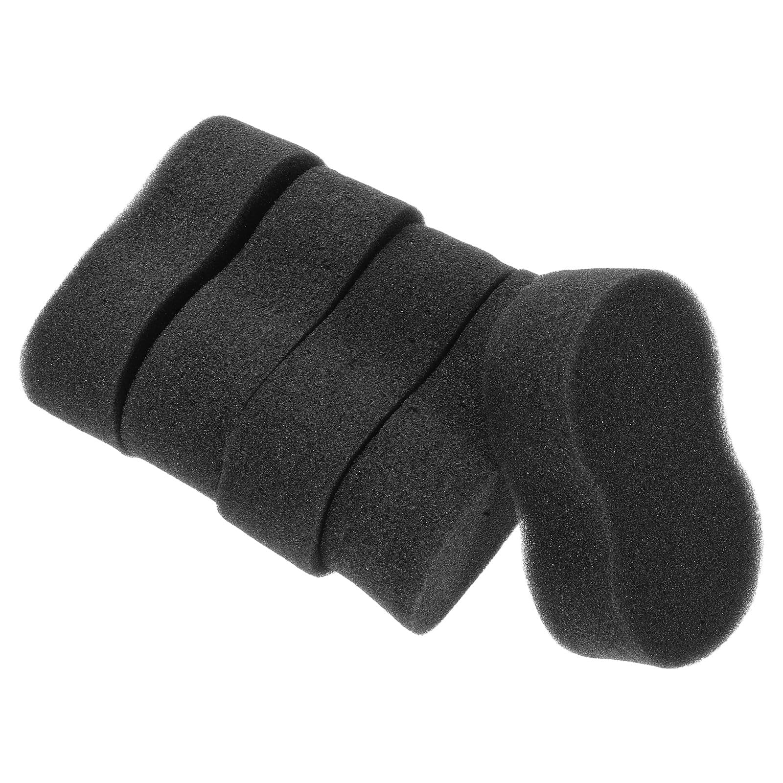 Esponjas Cuidado de Caballos 5 Piezas, Esponja Negra para Limpiar y Eliminar Suciedad, Herramienta Práctica para Baño y Secado Diario del Ganado