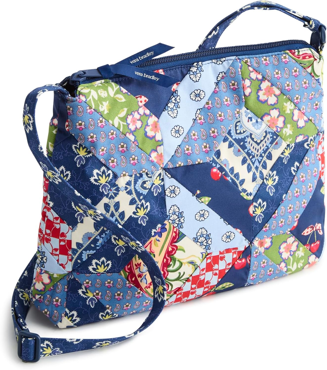Vera Bradley Women's Premium Cotton Original Zip Hipster Crossbody Bag