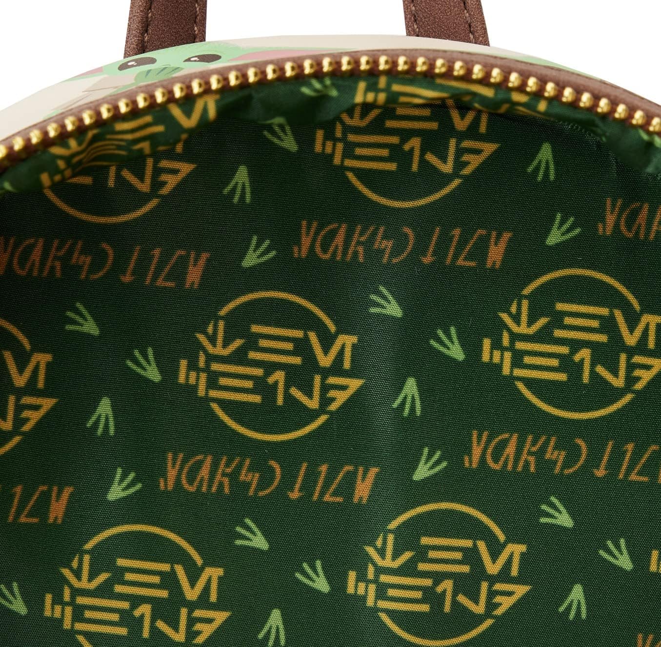 Loungefly Star Wars The Mandalorian Baby Yoda Grogu AOP Womens Double Strap Shoulder Bag Purse - Image 4