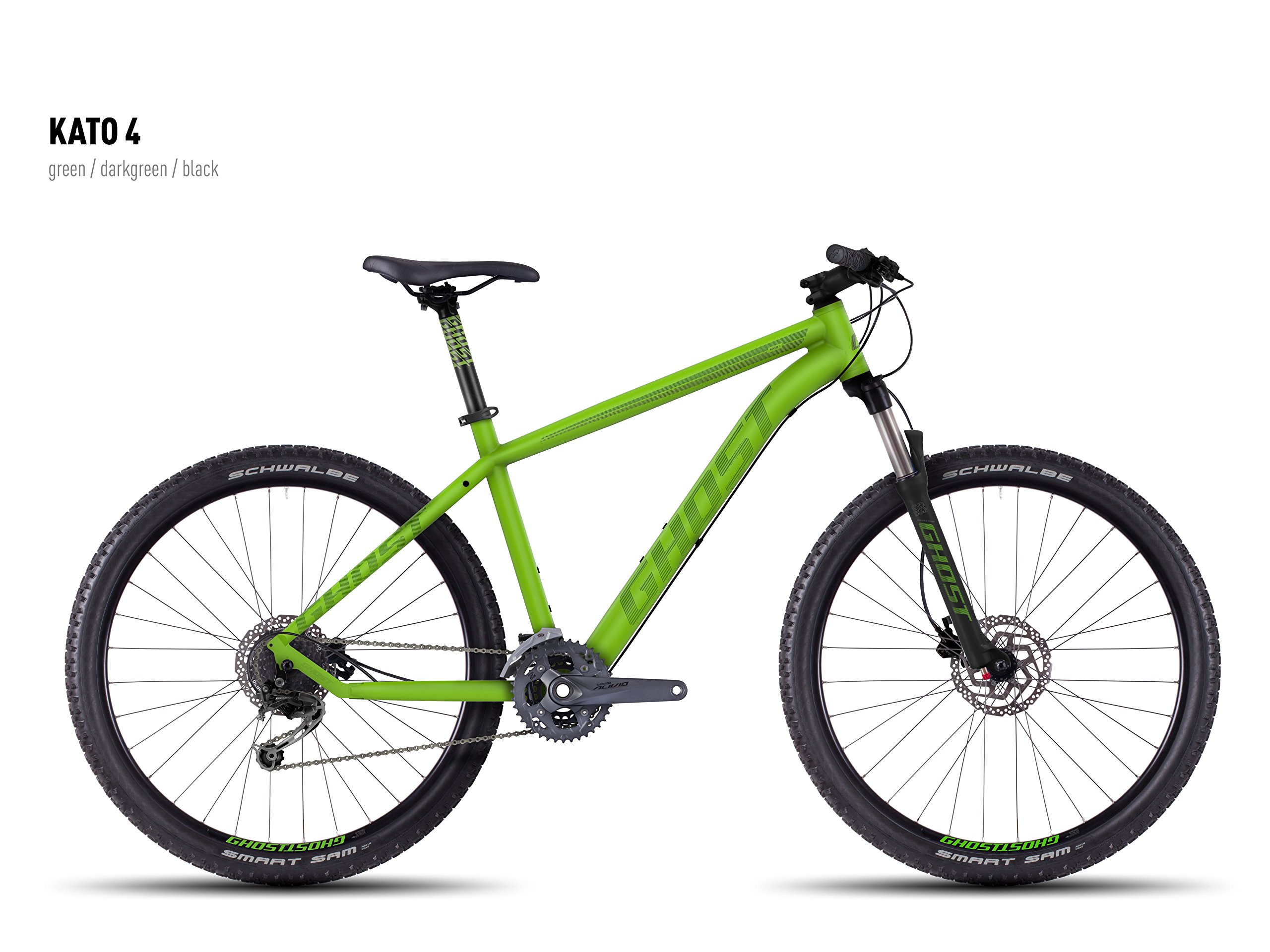 Ghost Kato 4 Green/Darkgreen/Black – Modello 2016, grün dunkelgrün schwarz