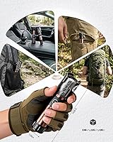 Vista 3 de SKYFIRE Rechargeable Flashlights with Ignition Lens: 2 Pack High Lumens Tactical Flashlight LED Zoomable with 6 Modes IPX6 Handheld Powerful Flash