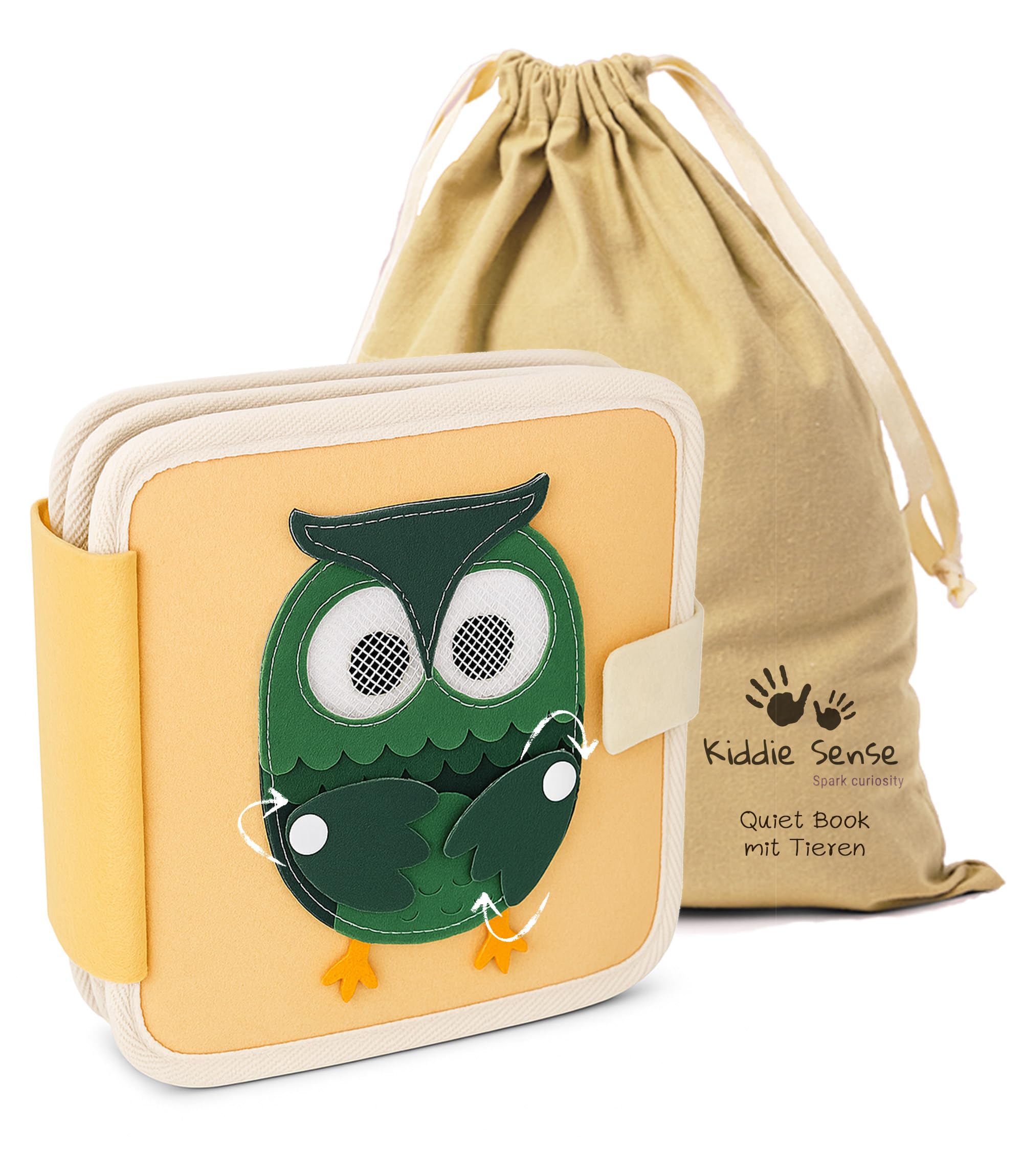 Quiet Book Aus Filz – Für Kinder Ab 1 Jahr, 3D-Aktivitäten, Montessori-Spielzeug, 21x21 Cm, Themen Verkehr & Tiere