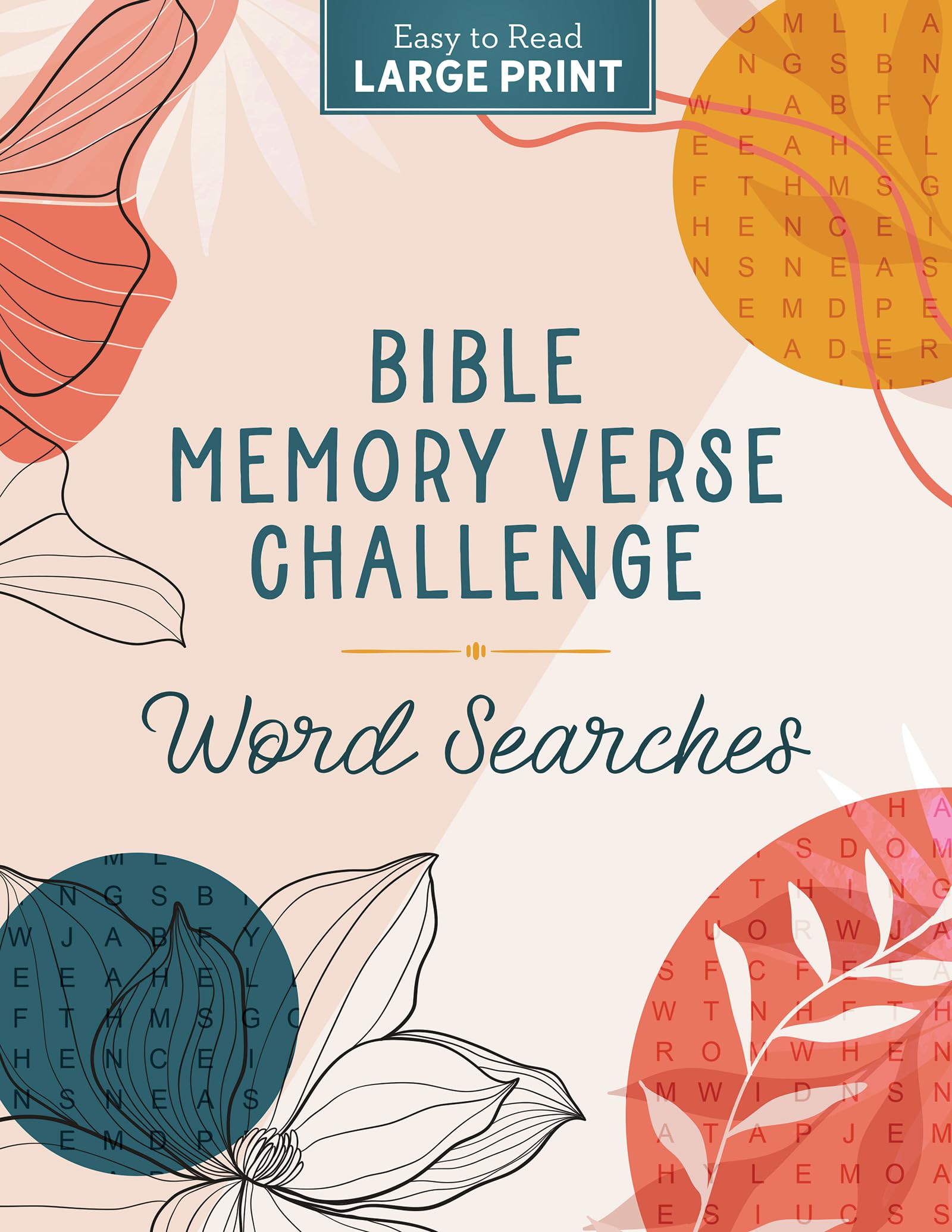 Bible Memory Verse Word Searches Large Print by Compiled by Barbour Staff