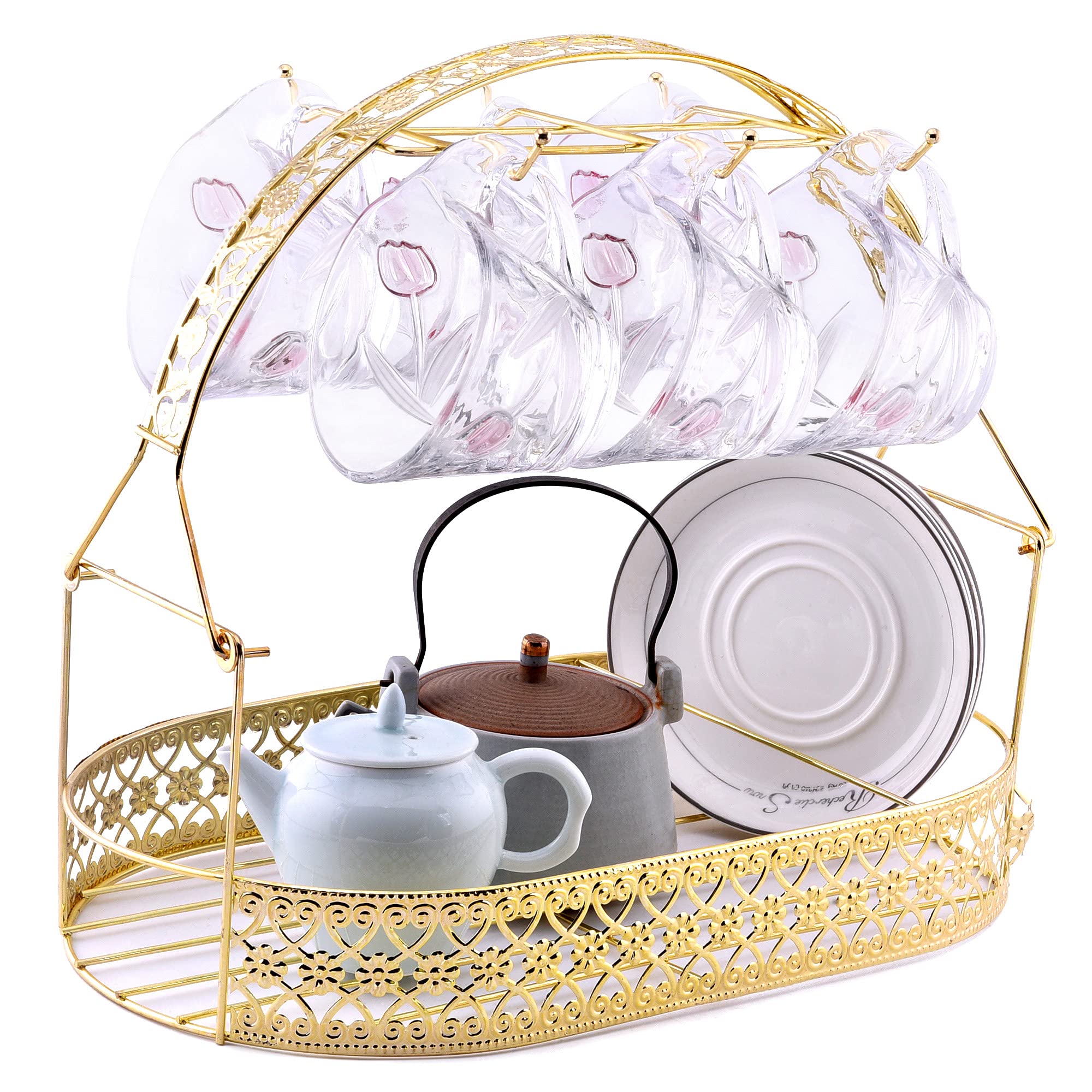 Buy Moxita Mug Holder Coffee Mug Rack Coffee Cup Holder Stand Carved