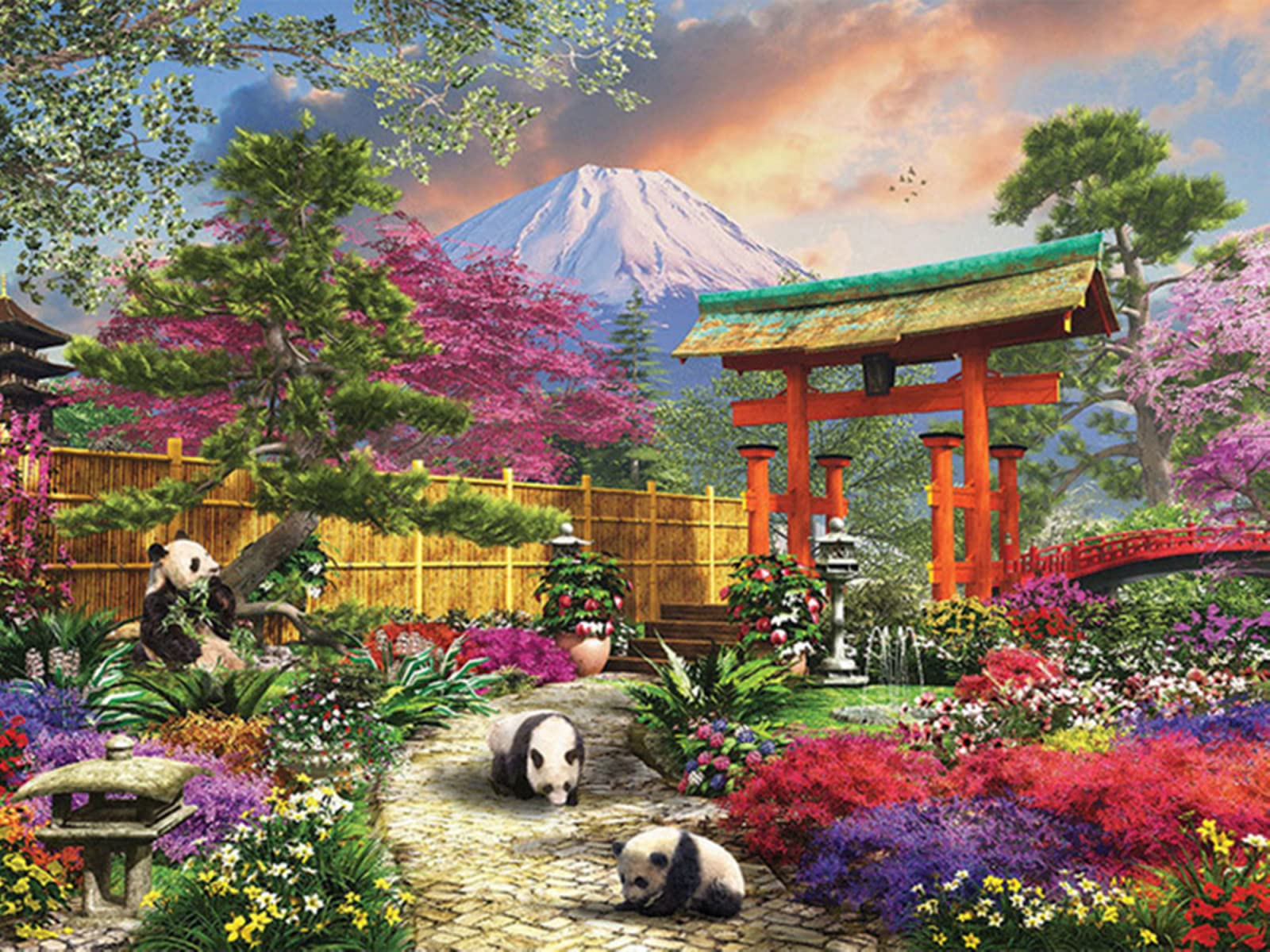 Rompecabezas De Madera 6000 Piezas Panda Gigante Juguetes NiñOs Puzzles para Adultos Es Un Buen Regalo para Amigos Tamaño Final 179×105cm