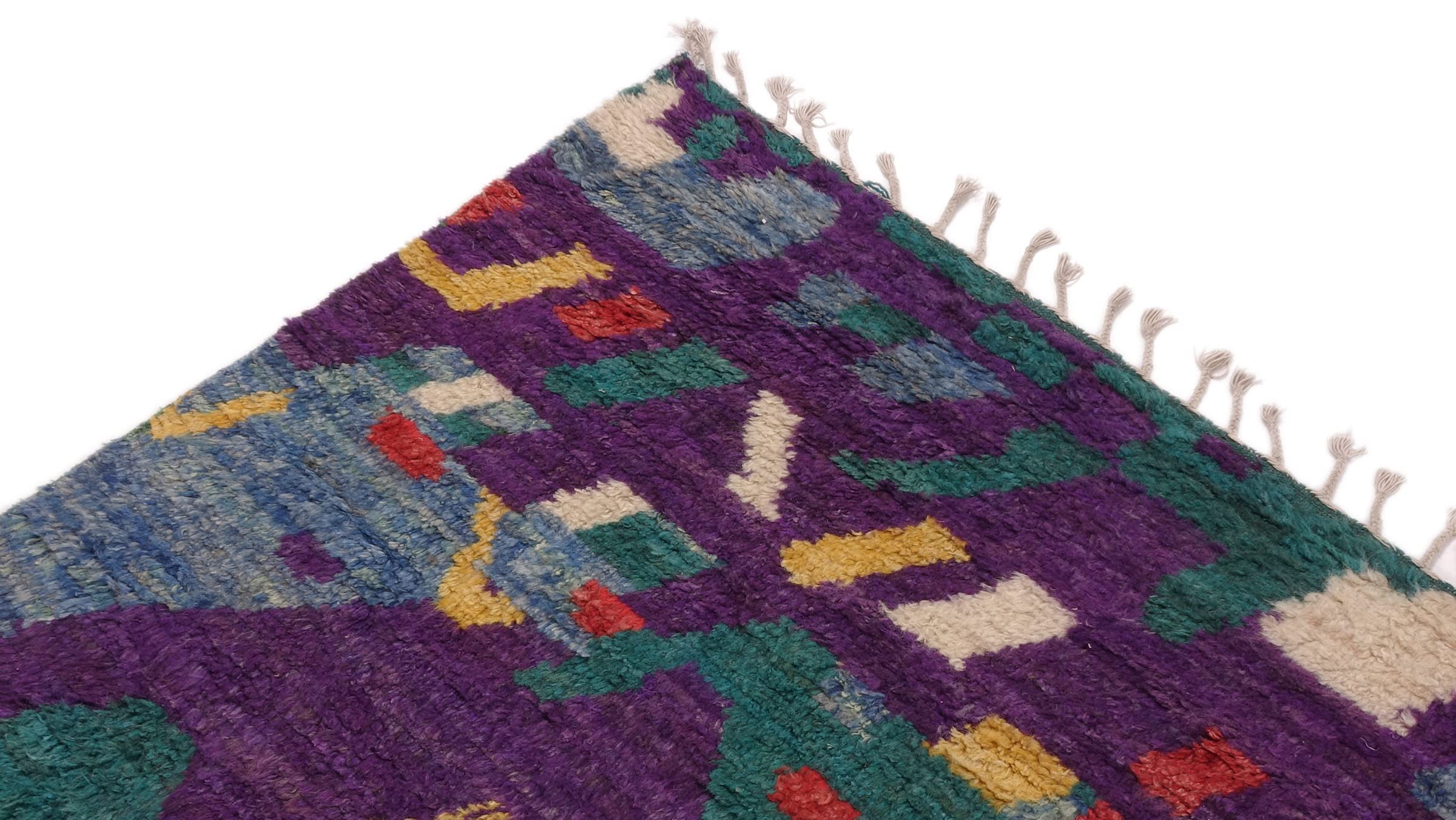 Afghan Berber Maroccan Tapis design tissé à la main Vert moderne Orient B 200 x 300 cm