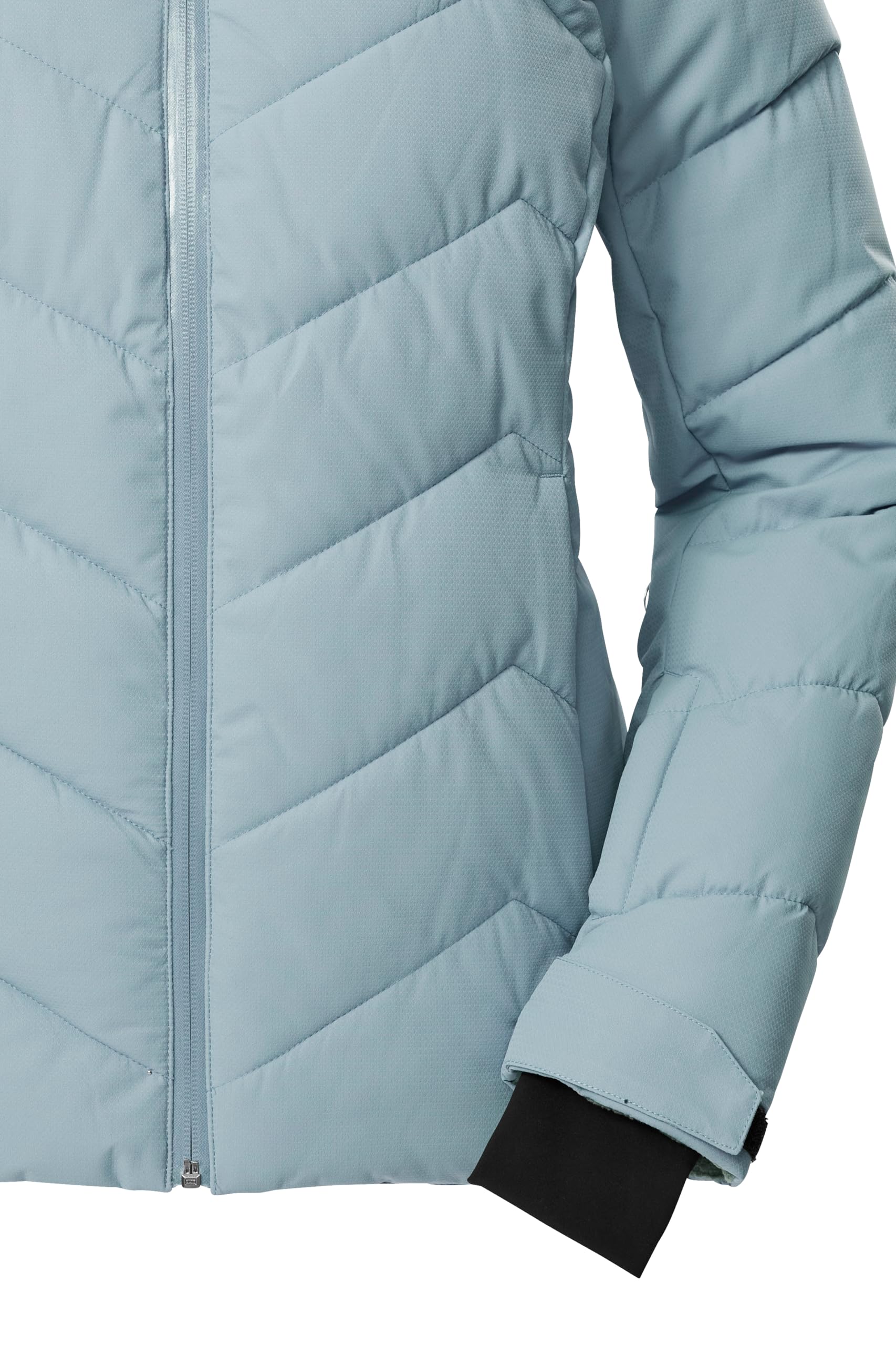 Killtec Damen Ksw 31 Wmn Ski Qltd Jckt Skijacke/Steppjacke/Funktionsjacke in Daunenoptik mit Kapuze und Schneefang