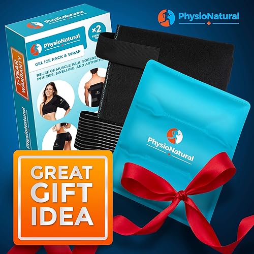 Miniatura 7 de Paquete de hielo de gel flexible universal grande y envolvente terapia de frío para tus caderas hombros codo espalda y rodillas alivio instantáneo