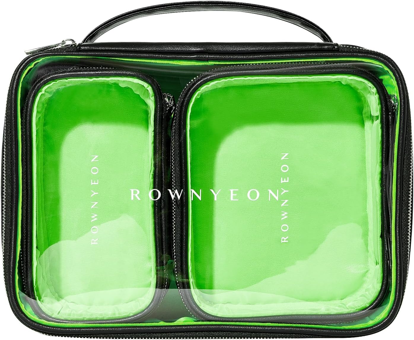 ROWNYEON 3Pcs Waterproof Clear Makeup Case for Travel